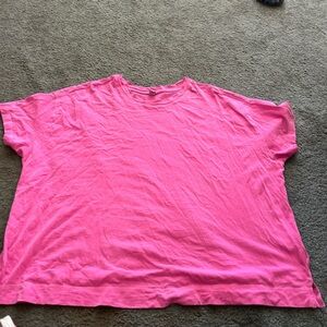 Old navy pink short sleeve shirt oversized. Size 2x